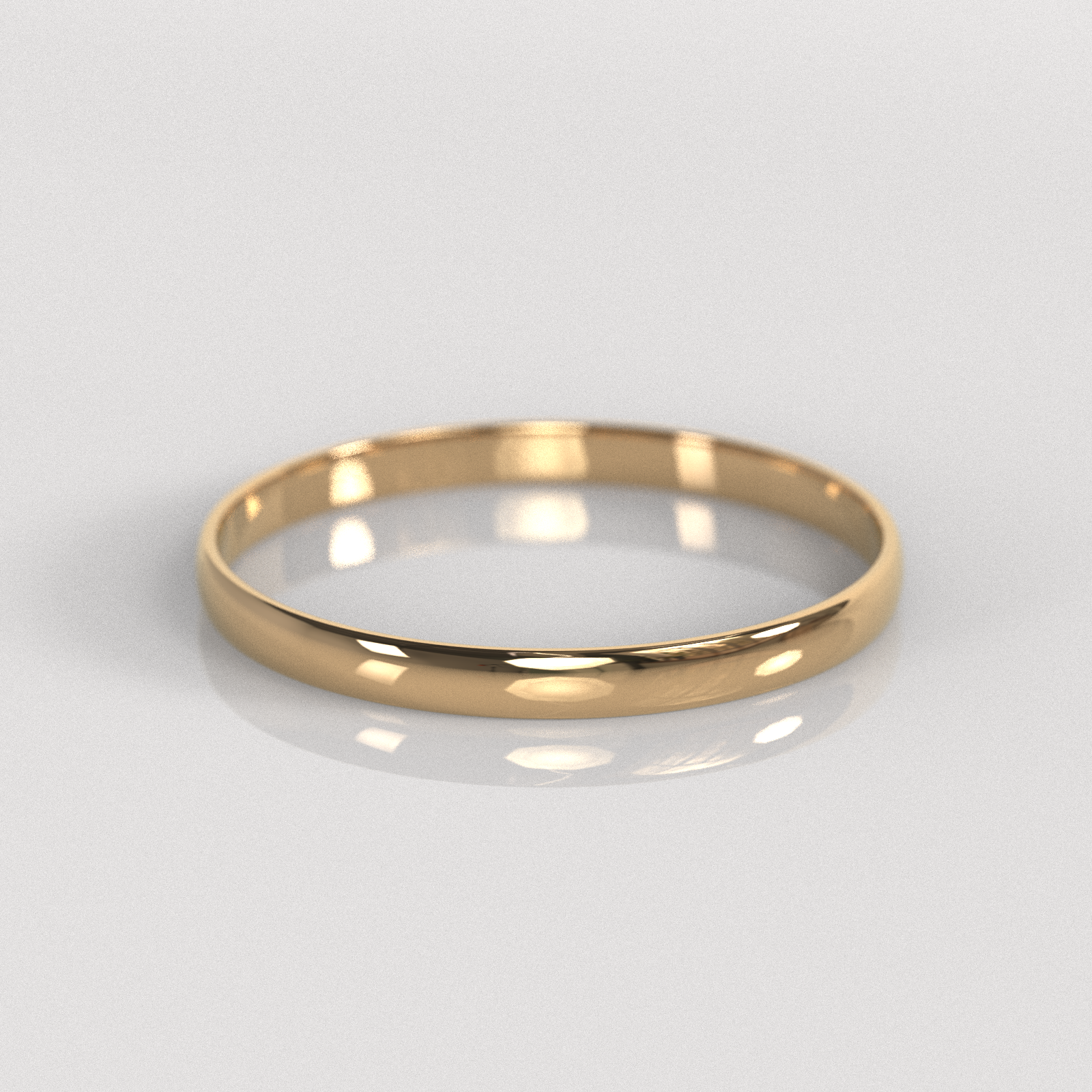 Ilusión Media Caña 2mm • 1g - Oro Rosado 18K