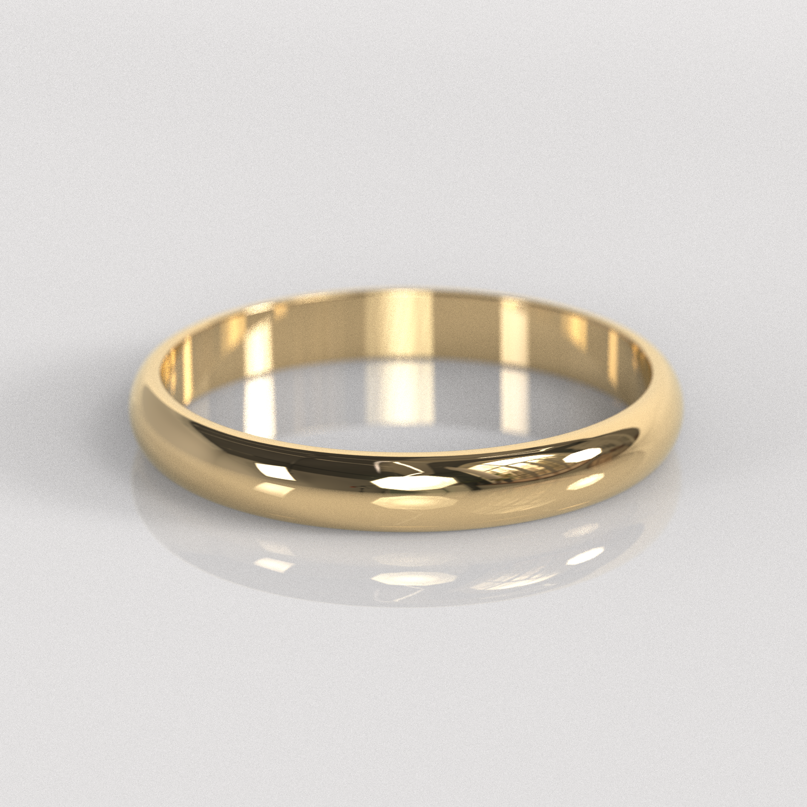 Argolla Inglesa 3mm • 3g - Oro Amarillo 18K