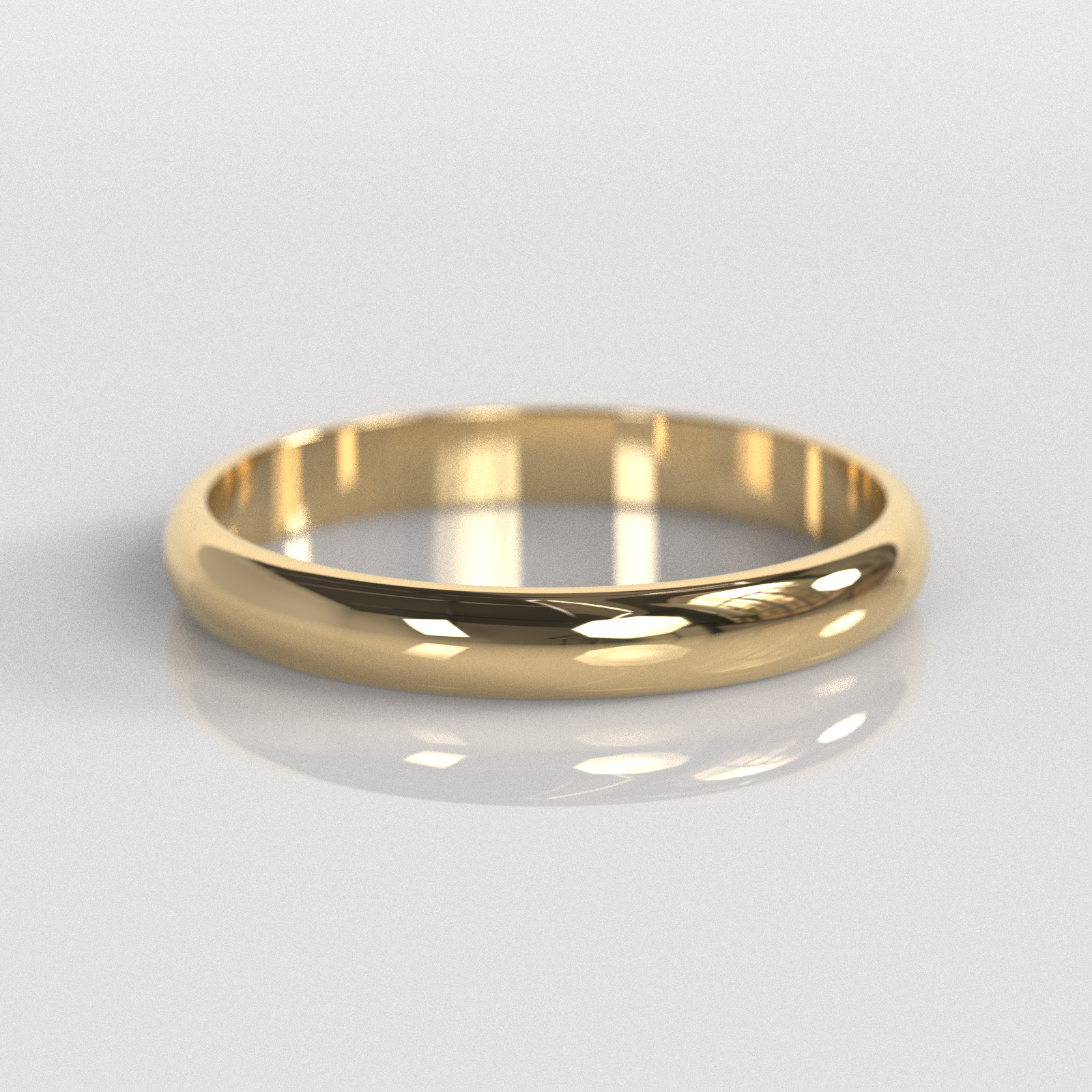 Argolla Inglesa 3mm • 3g - Oro Amarillo 18K
