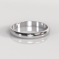 Argolla Inglesa 3mm • 3g - Oro Blanco 18K