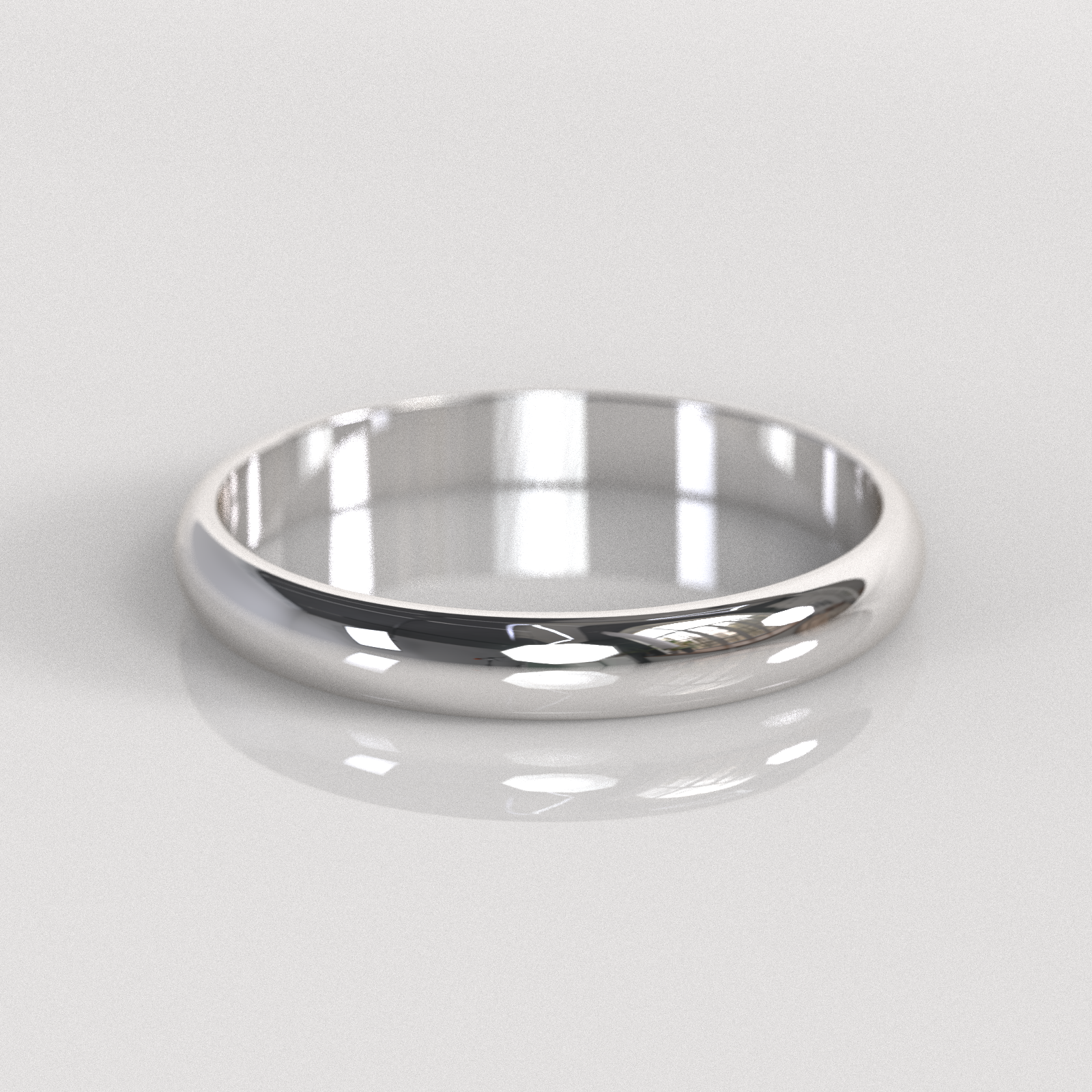 Argolla Inglesa 3mm • 3g - Plata