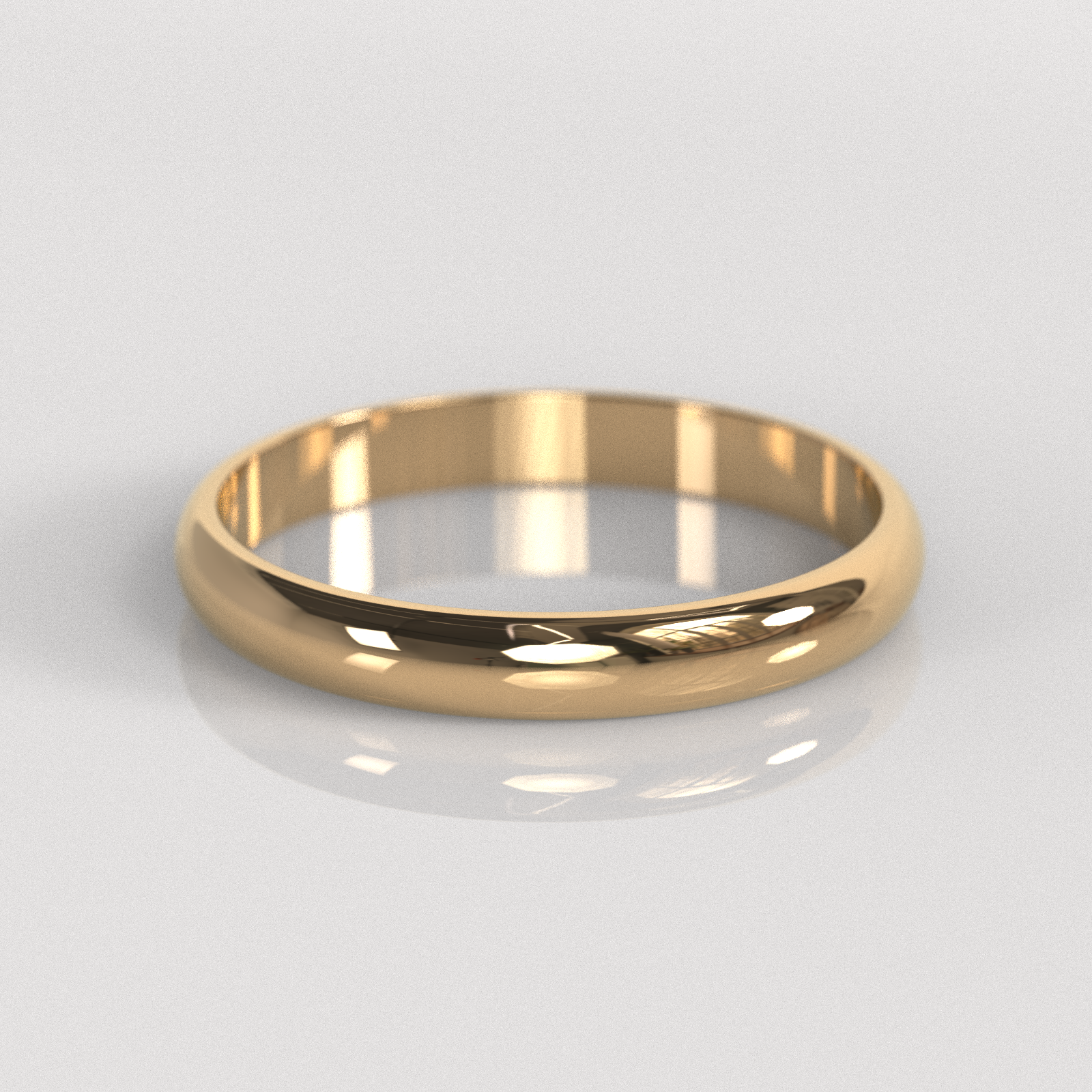Argolla Inglesa 3mm • 3g - Oro Rosado 18K