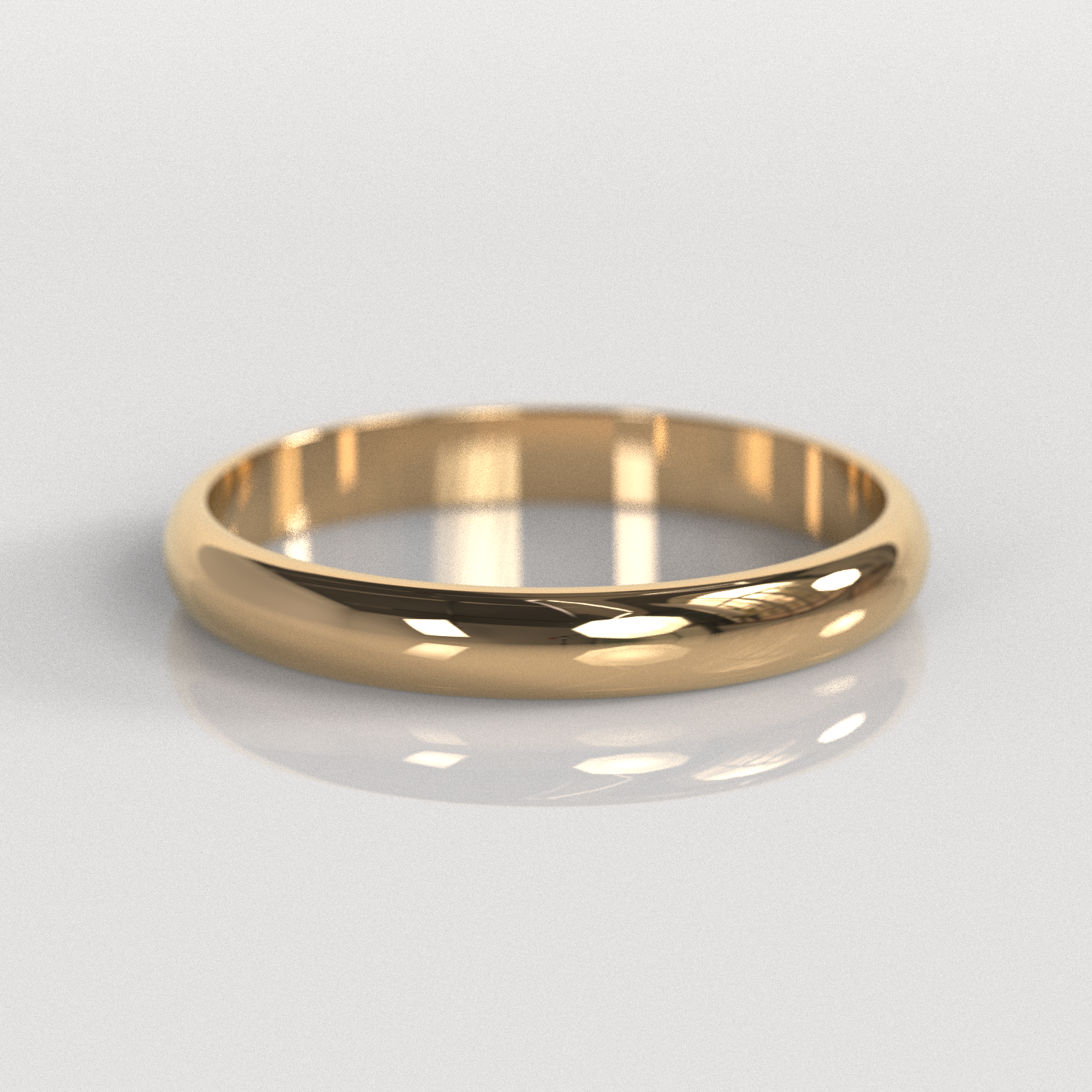 Argolla Inglesa 3mm • 3g - Oro Rosado 18K