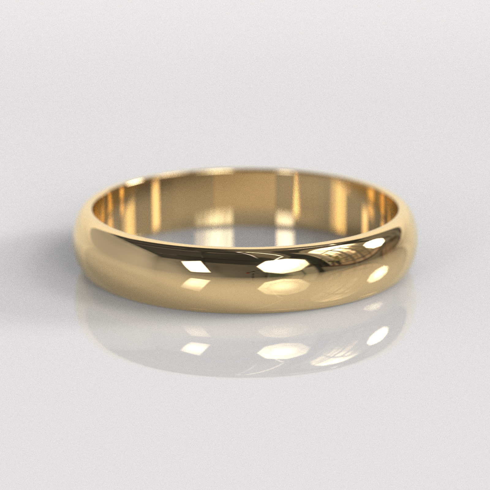 Argolla Inglesa 4mm • 4g - Oro Amarillo 18K