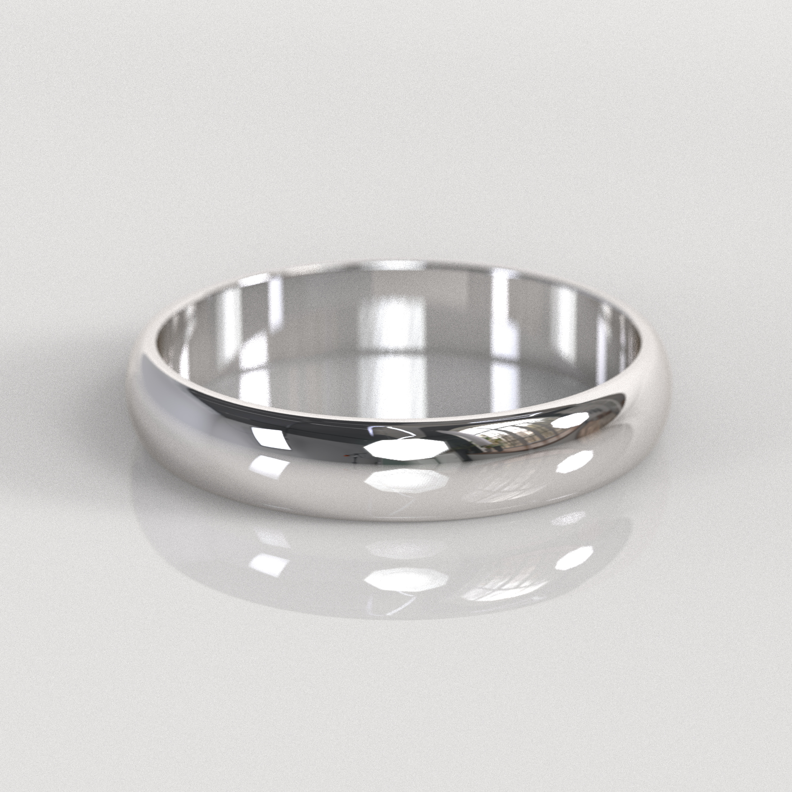 Argolla Inglesa 4mm • 4g - Plata