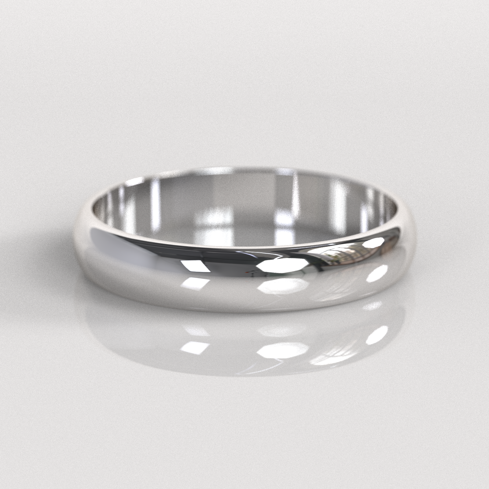 Argolla Inglesa 4mm • 4g - Plata
