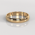 Argolla Inglesa 4mm • 4g - Oro Rosado 18K