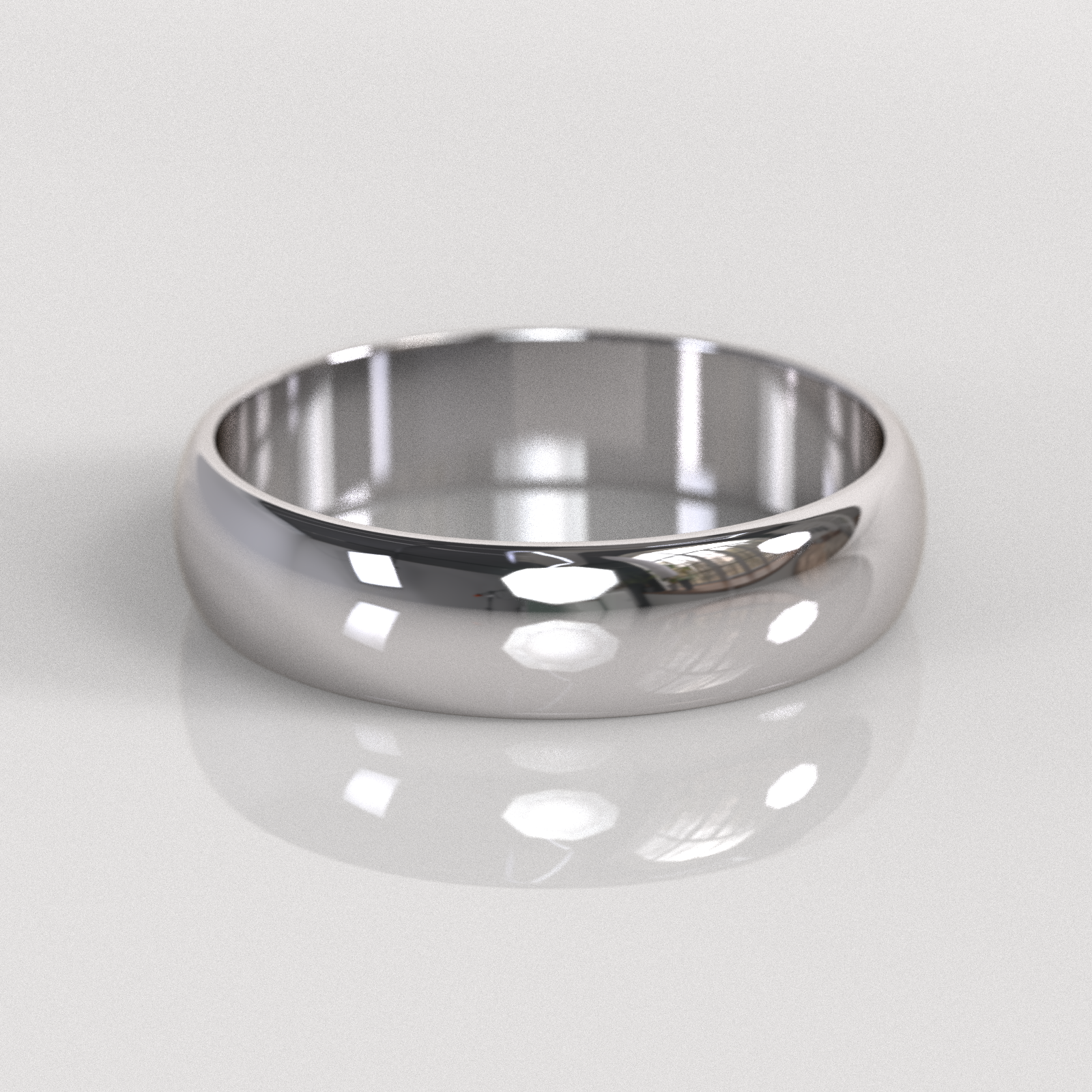 Argolla Inglesa 5mm • 5g - Oro Blanco 18K