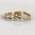 Argollas Inglesas 3mm • 6g - Oro Amarillo 18K