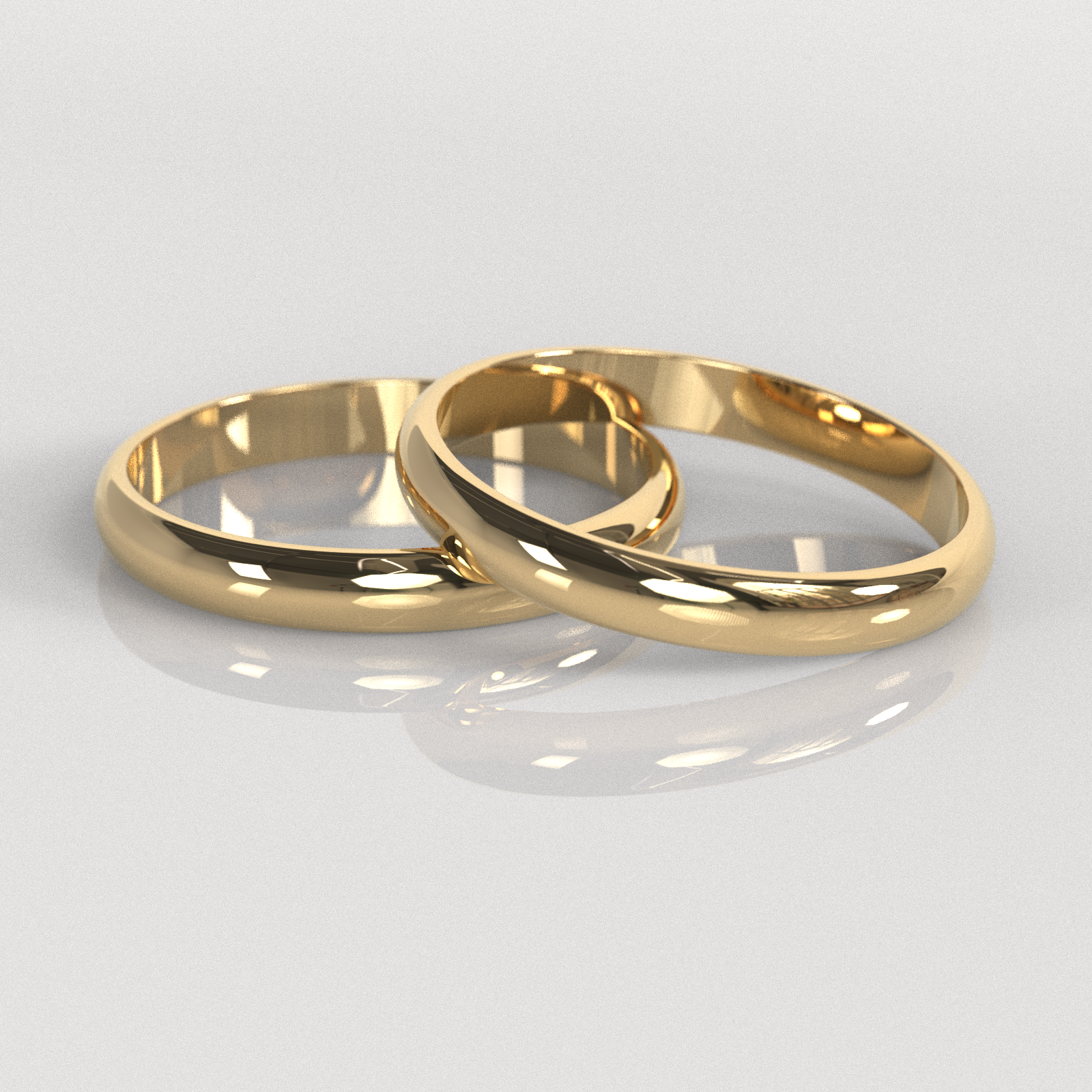 Argollas Inglesas 3mm • 6g - Oro Amarillo 18K