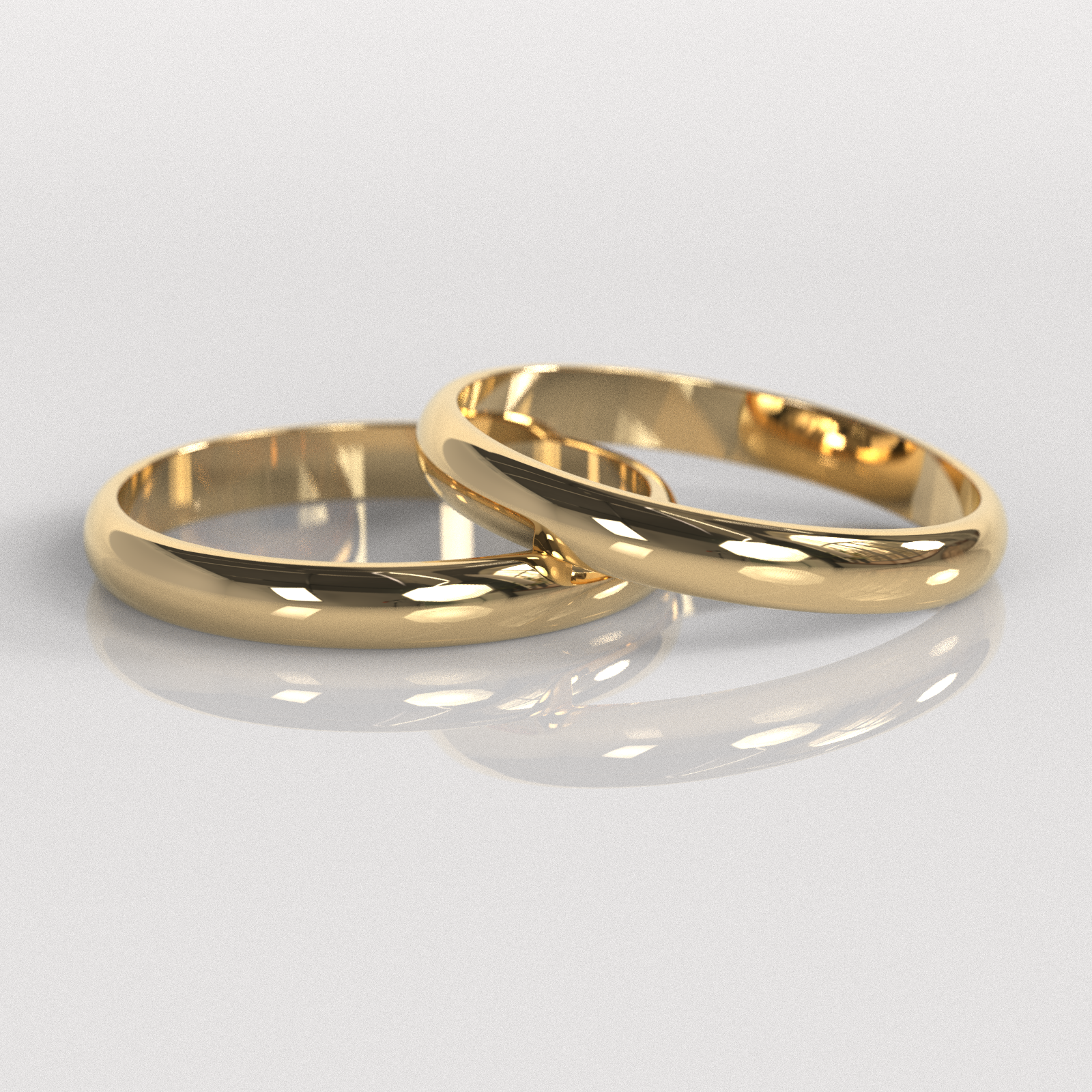 Argollas Inglesas 3mm • 6g - Oro Amarillo 18K