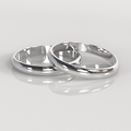 Argollas Inglesas 3mm • 6g - Plata