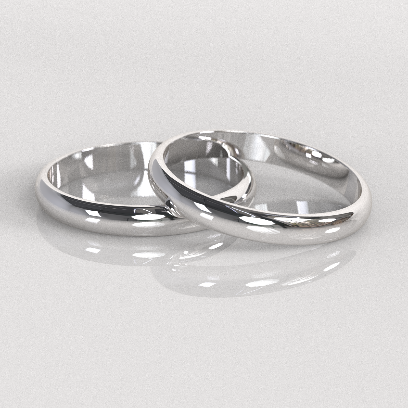 Argollas Inglesas 3mm • 6g - Plata