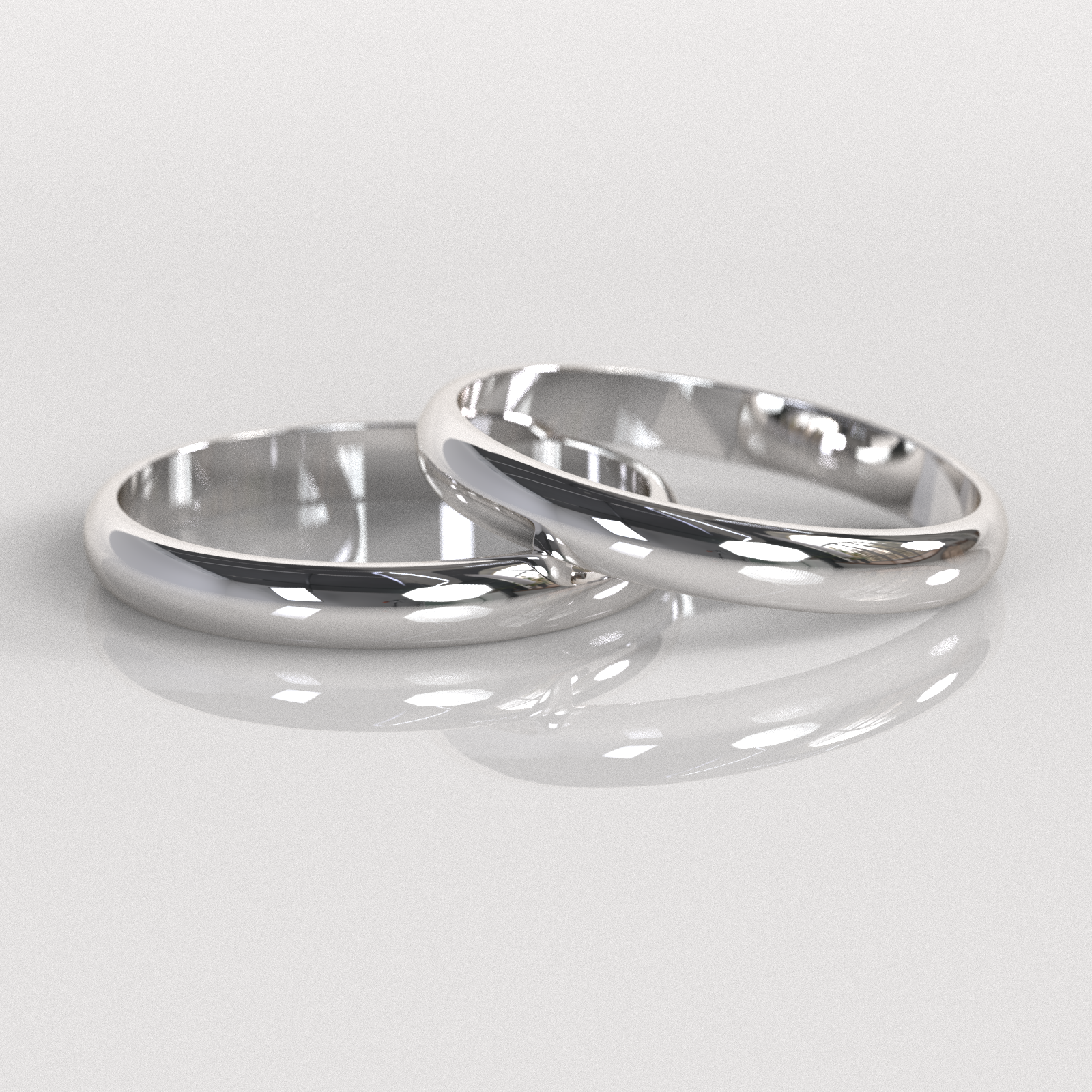 Argollas Inglesas 3mm • 6g - Plata