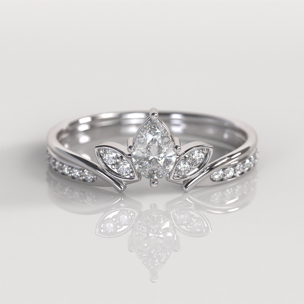 Anillo Lotto - Oro Blanco 18K
