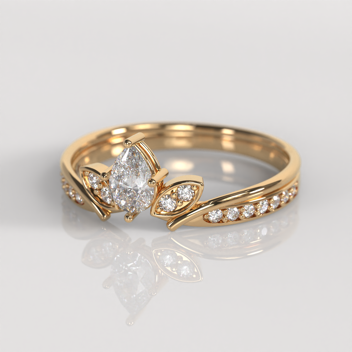 Anillo Lotto - Oro Rosado 18K
