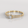 Anillo de Compromiso Lucille - Oro Amarillo 18K