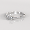 Anillo de Compromiso Lucille - Plata
