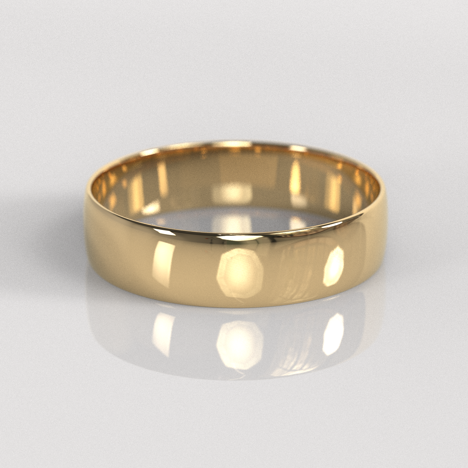 Argolla Media Caña 5mm • 2,5g - Oro Amarillo 18K