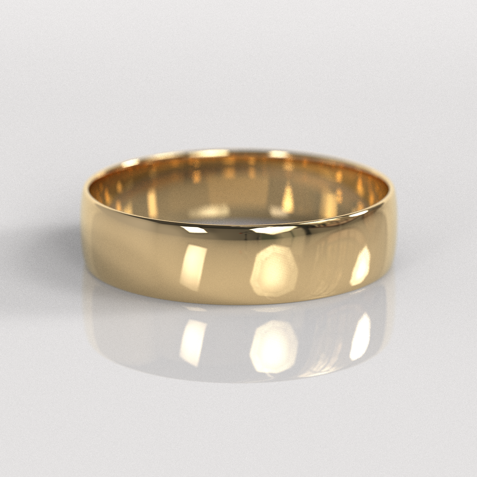 Argolla Media Caña 5mm • 2,5g - Oro Amarillo 18K