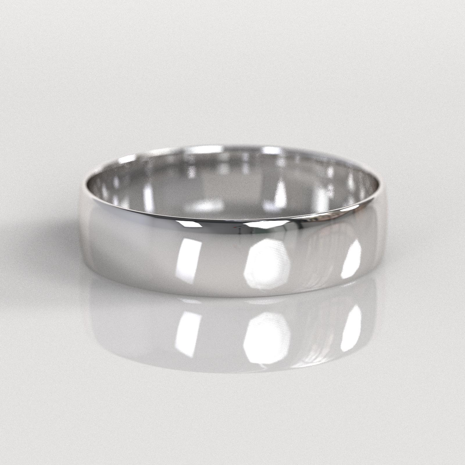 Argolla Media Caña 5mm • 2,5g - Plata