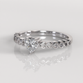 Anillo Narah - Oro Blanco 18K