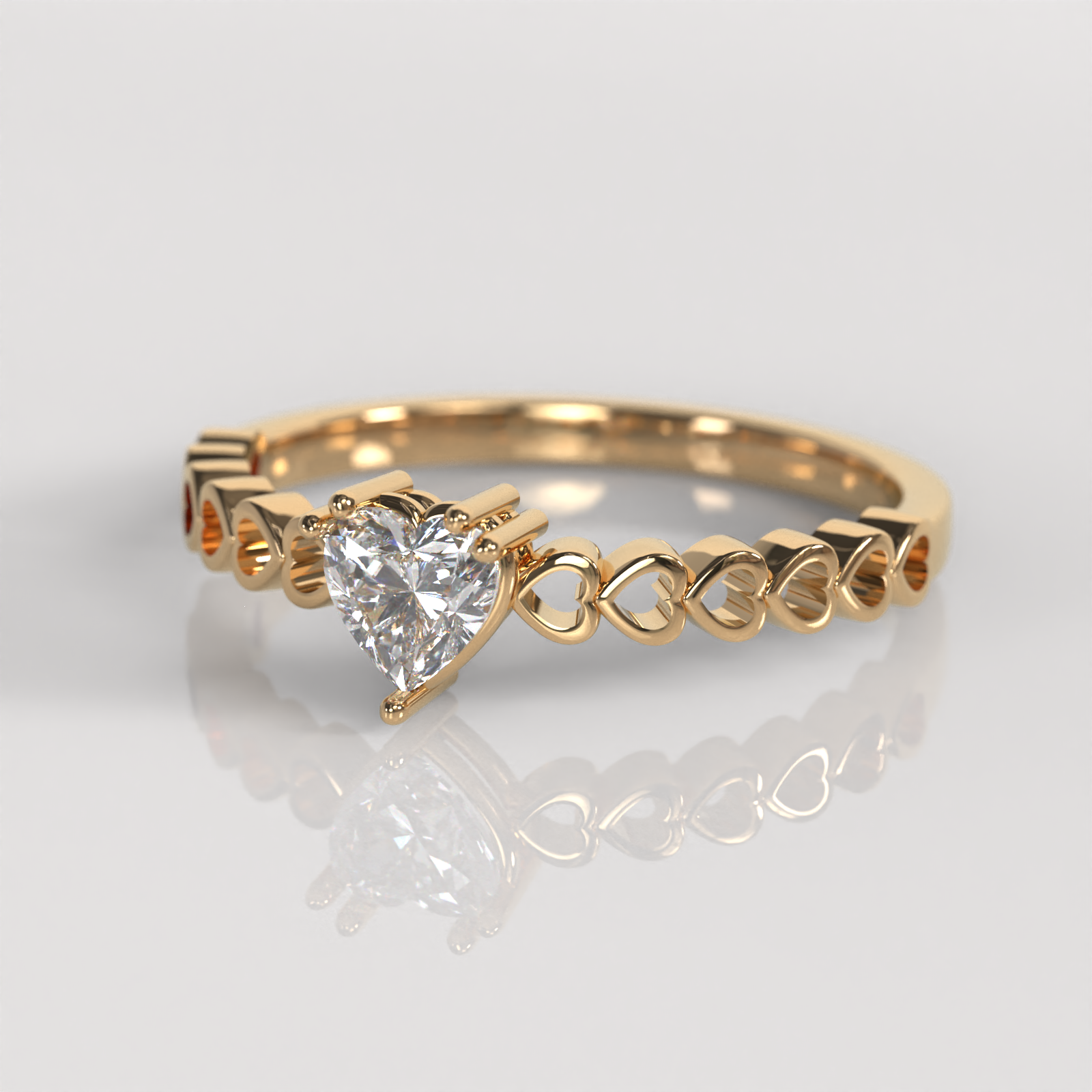 Anillo Narah - Oro Rosado 18K