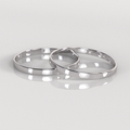 Ilusiones Tubo 2mm • 2g - Oro Blanco 18K