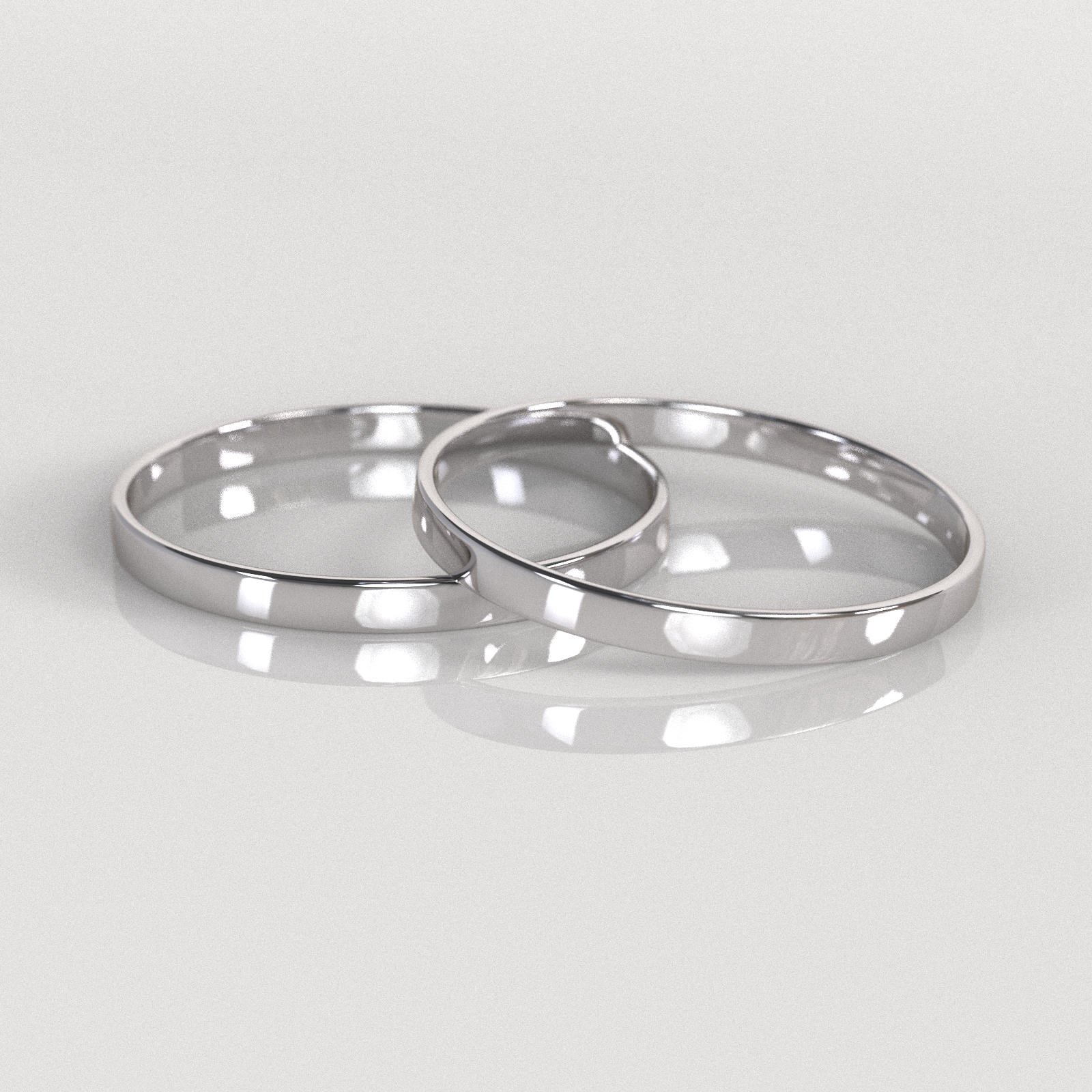 Ilusiones Tubo 2mm • 2g - Oro Blanco 18K