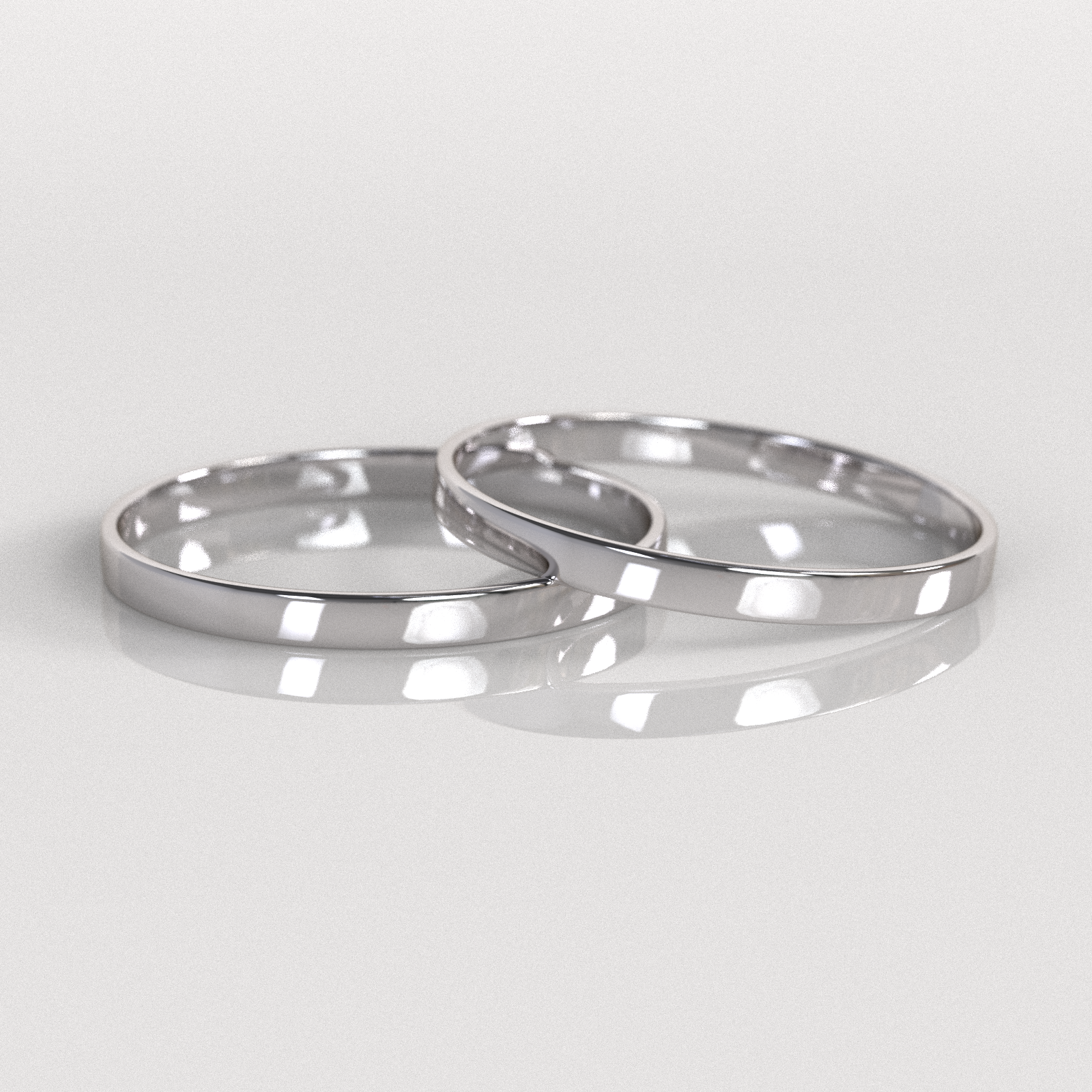 Ilusiones Tubo 2mm • 2g - Oro Blanco 18K