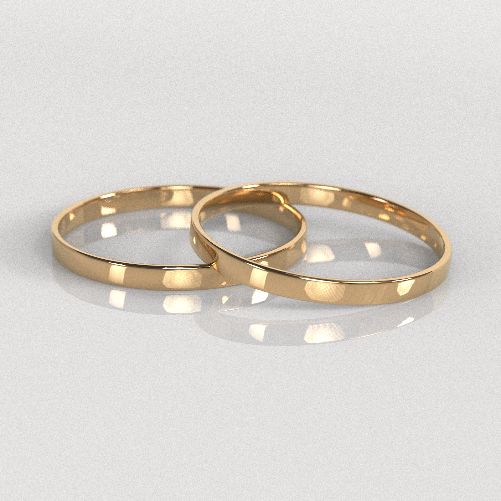 Ilusiones Tubo 2mm • 2g - Oro Rosado 18K