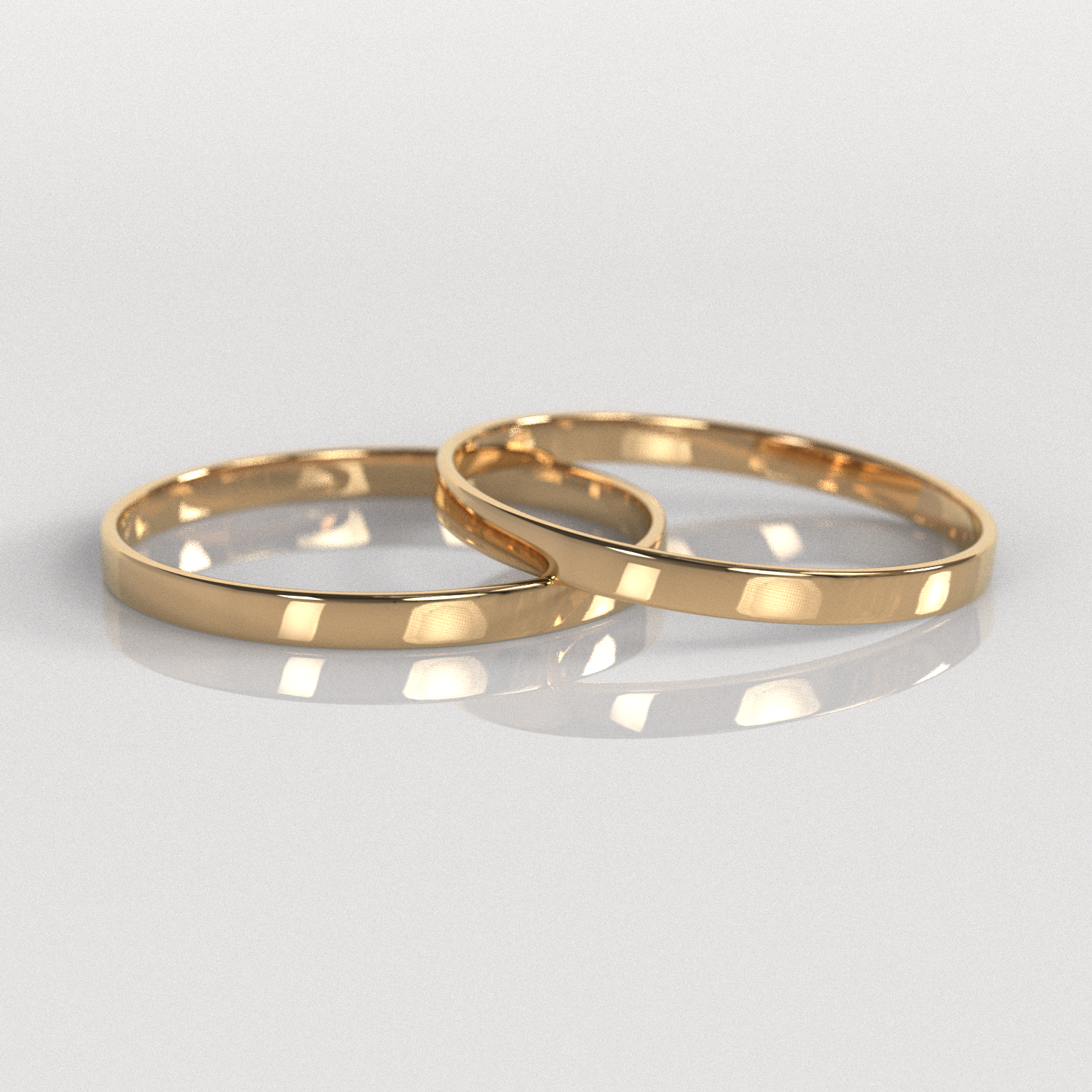 Ilusiones Tubo 2mm • 2g - Oro Rosado 18K