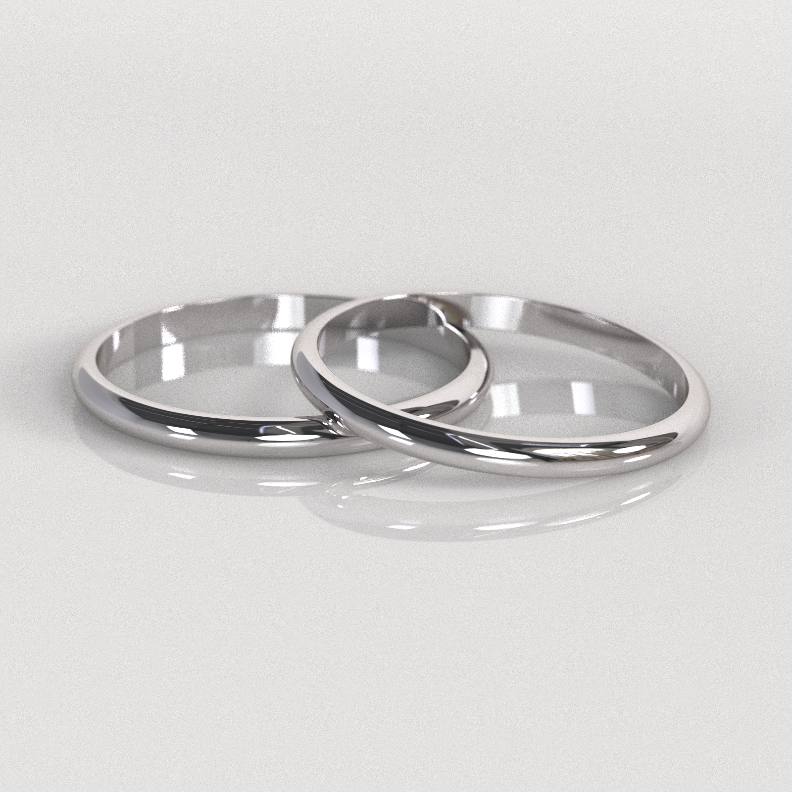 Ilusiones Inglesas 2mm • 4g - Oro Blanco 18K