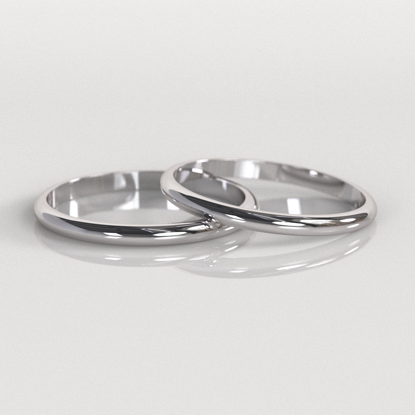 Ilusiones Inglesas 2mm • 4g - Oro Blanco 18K