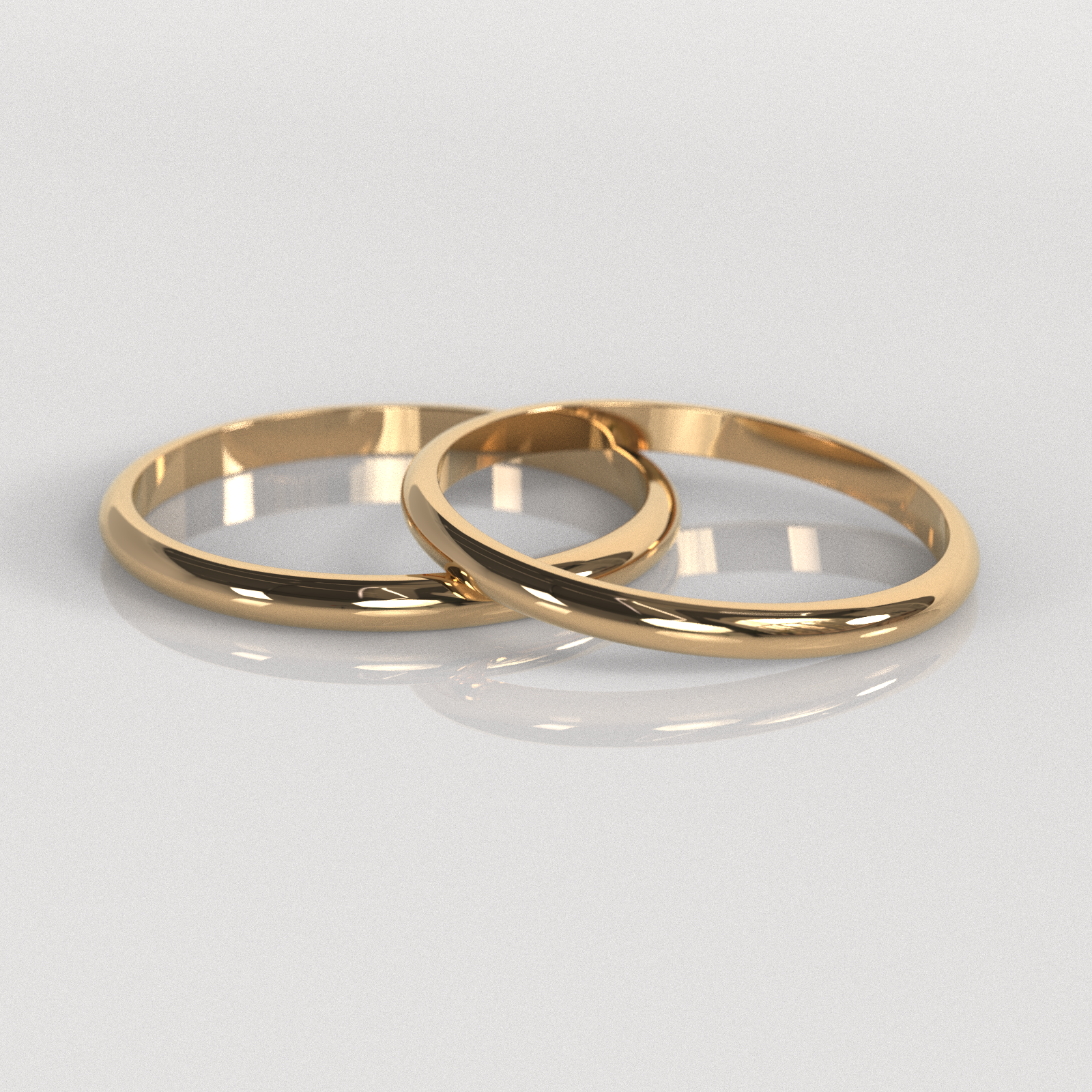 Ilusiones Inglesas 2mm • 4g - Oro Rosado 18K