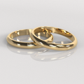 Argollas Inglesas 3mm • 8g - Oro Amarillo 18K