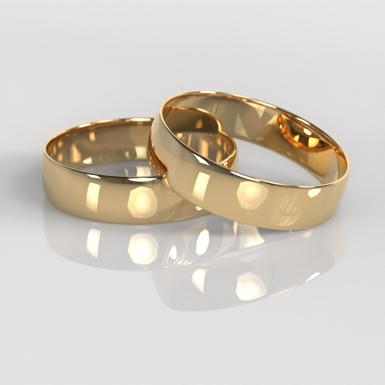 Argollas Tubo 5mm • 5g - Oro Amarillo 18K