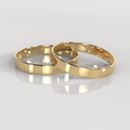 Argollas Tubo 3mm • 3g - Oro Amarillo 18K