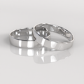 Argollas Tubo 4mm • 4g - Plata
