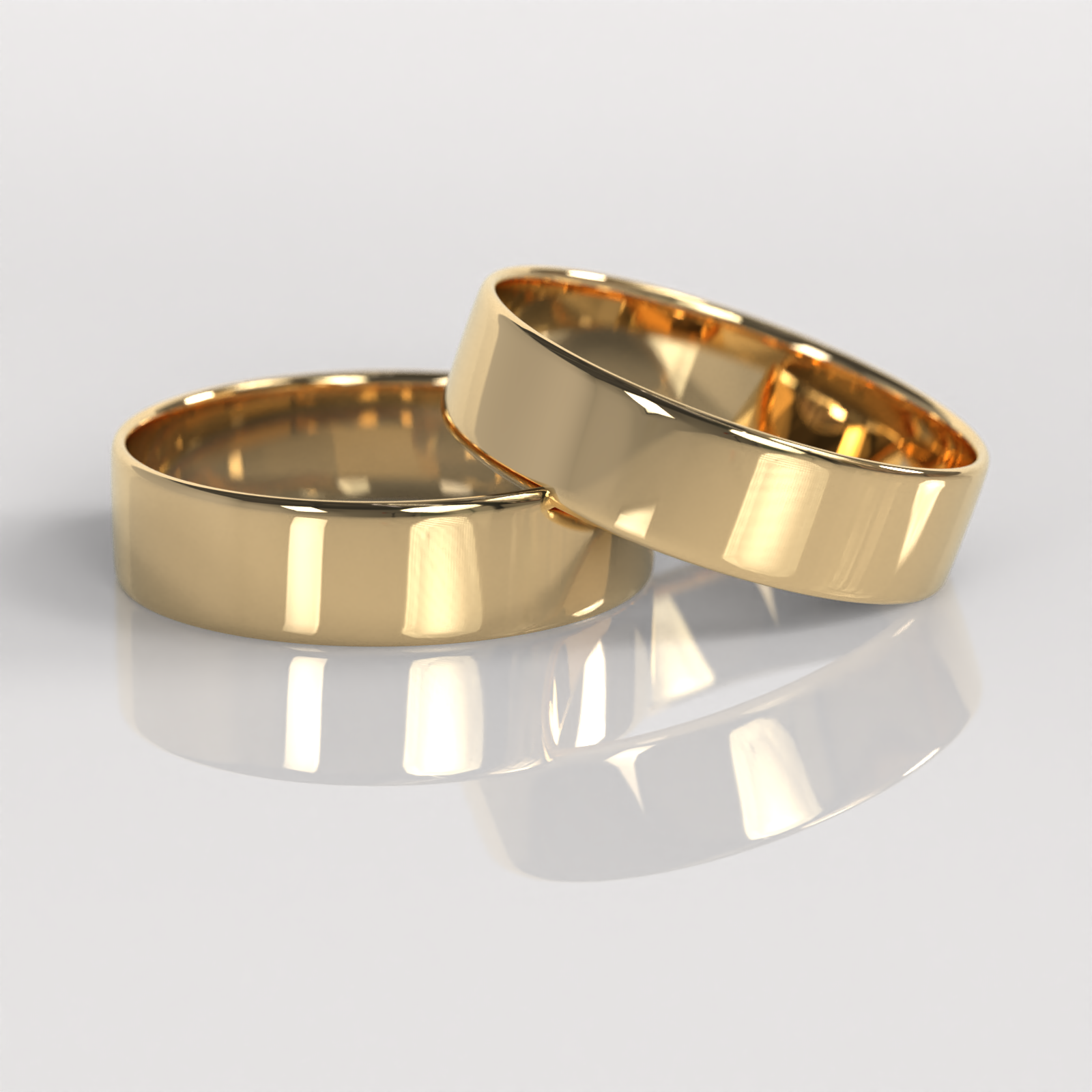 Argollas Tubo 5mm • 5g - Oro Amarillo 18K