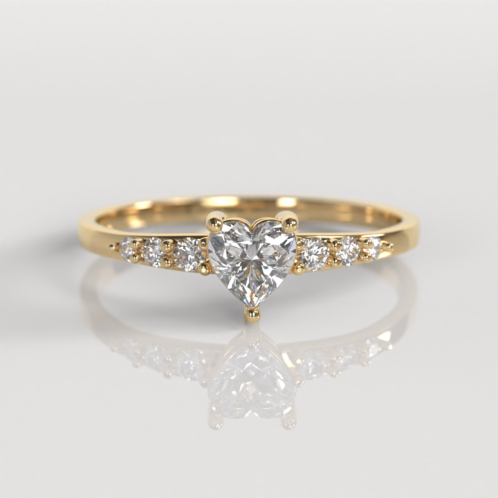 Anillo de Compromiso Rossy - Oro Amarillo 18K