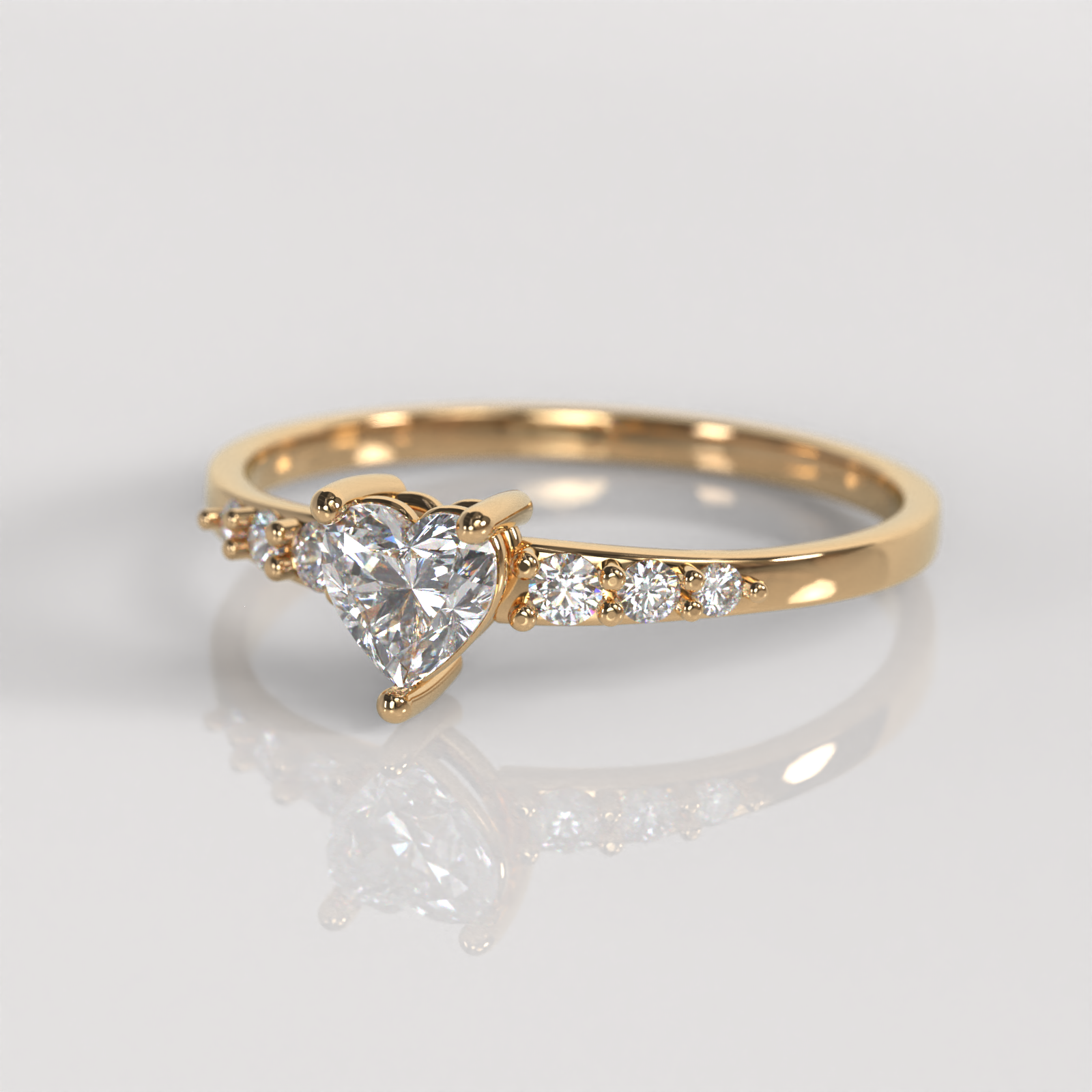 Anillo de Compromiso Rossy - Oro Rosado 18K