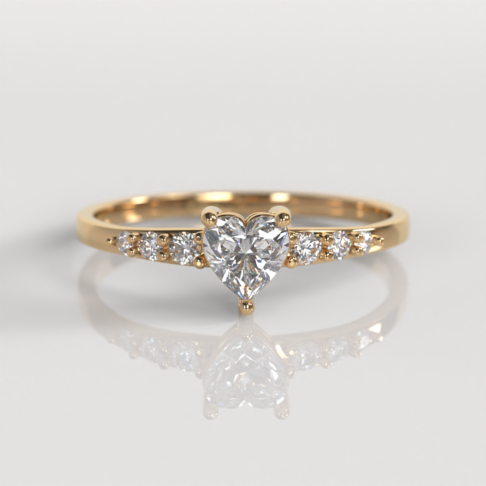 Anillo de Compromiso Rossy - Oro Rosado 18K