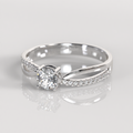 Anillo de Compromiso Tatiana - Plata