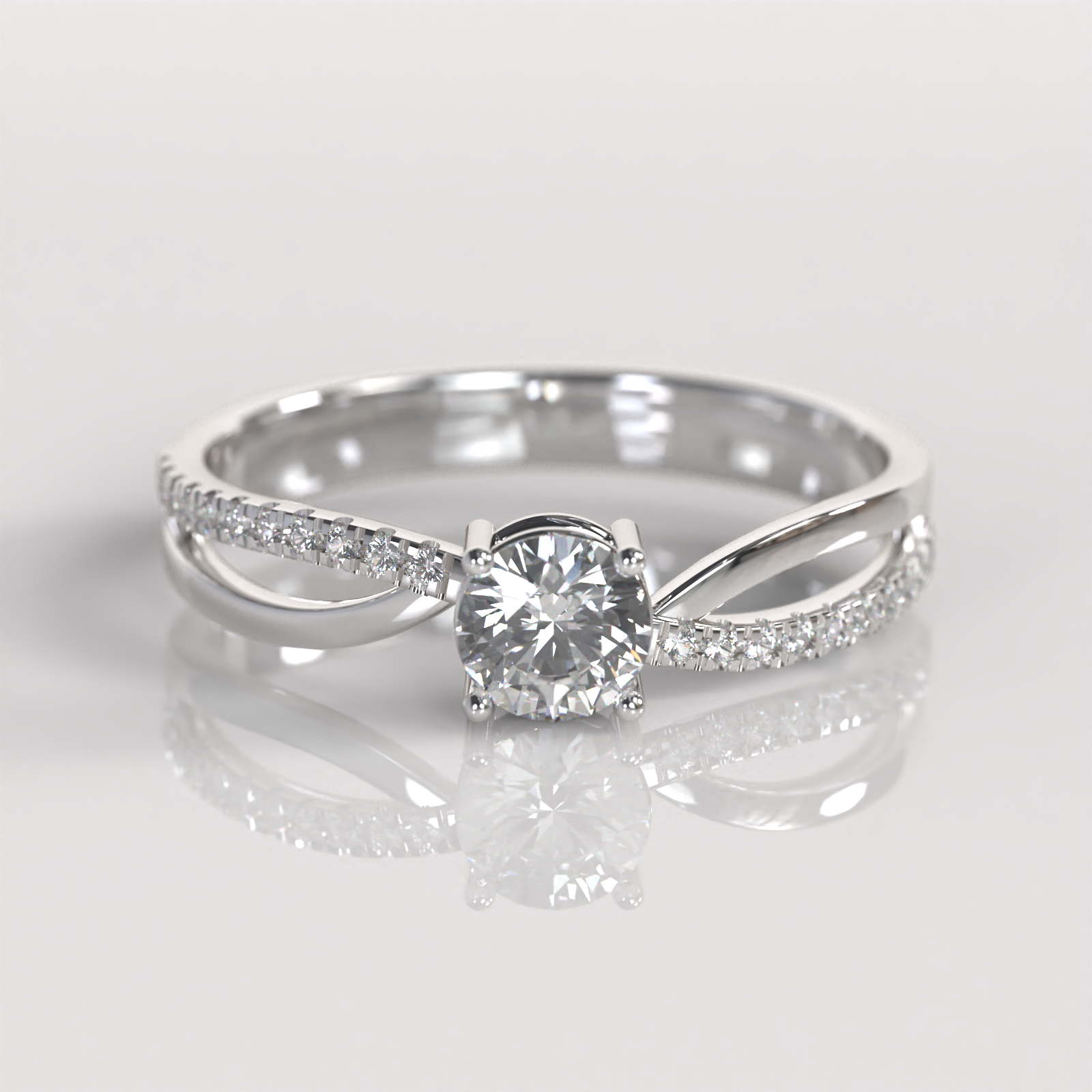 Anillo de Compromiso Tatiana - Plata