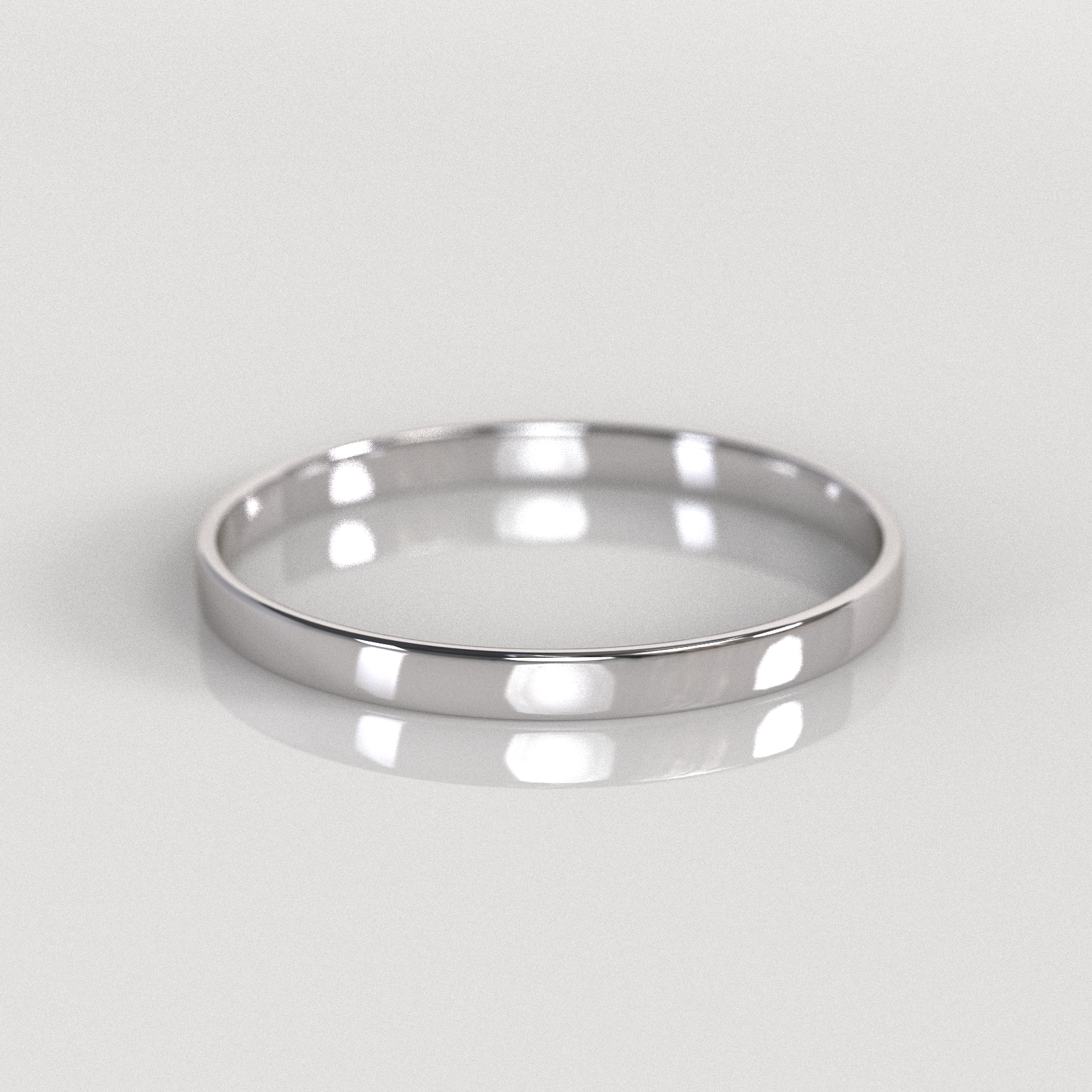Ilusión Tubo 2mm • 1g - Oro Blanco 18K