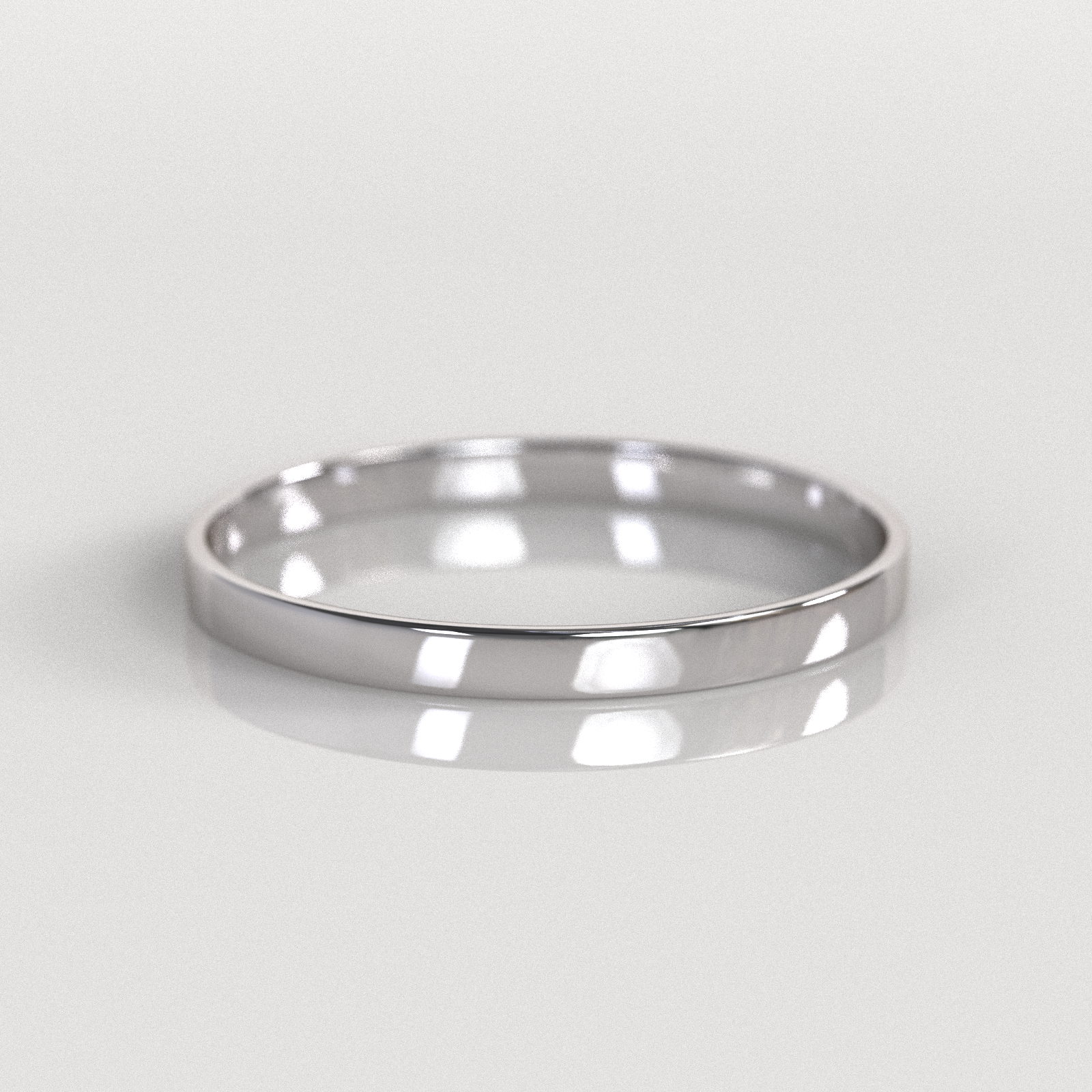 Ilusión Tubo 2mm • 1g - Oro Blanco 18K