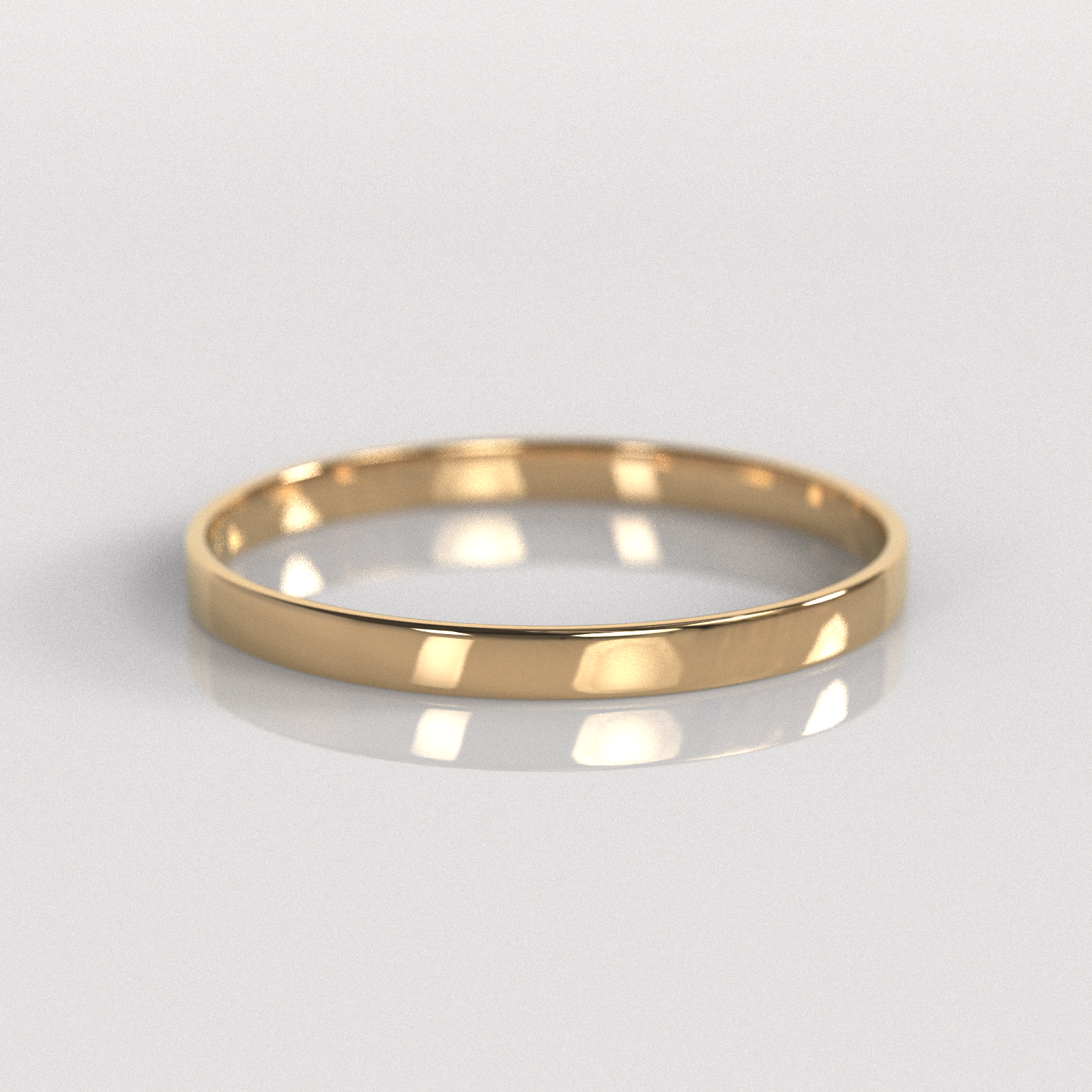 Ilusión Tubo 2mm • 1g - Oro Rosado 18K