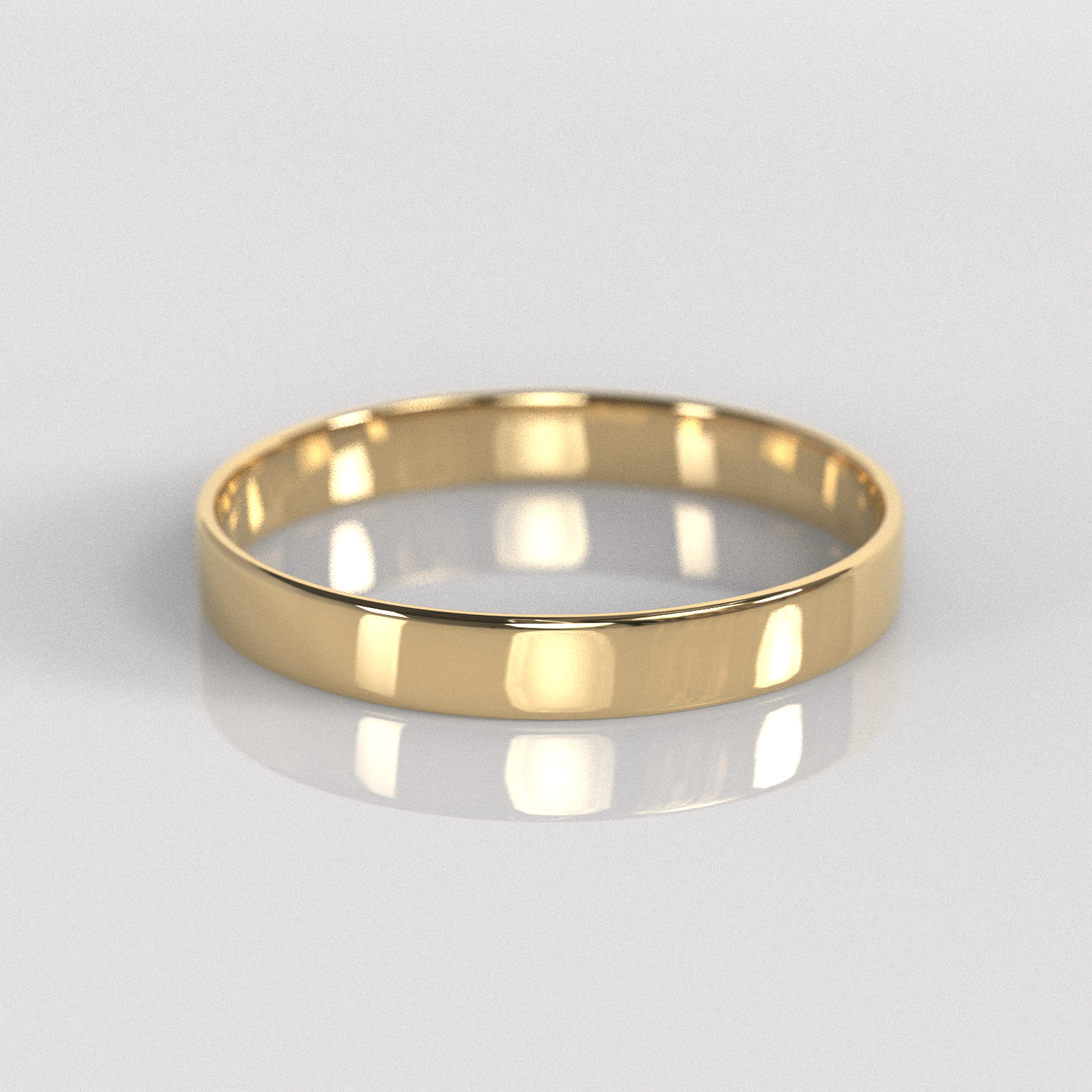 Argolla Tubo 3mm • 1,5g - Oro Amarillo 18K