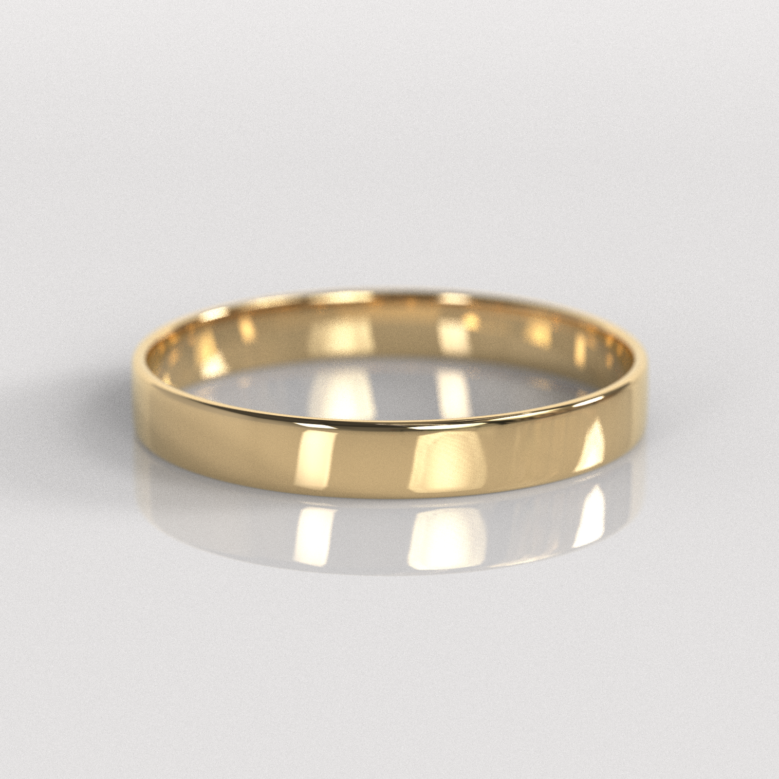 Argolla Tubo 3mm • 1,5g - Oro Amarillo 18K